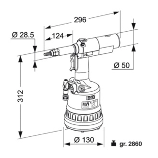 Vendita online Insertatrice rivettarice KJ45 S oleopneumatica per inserti
